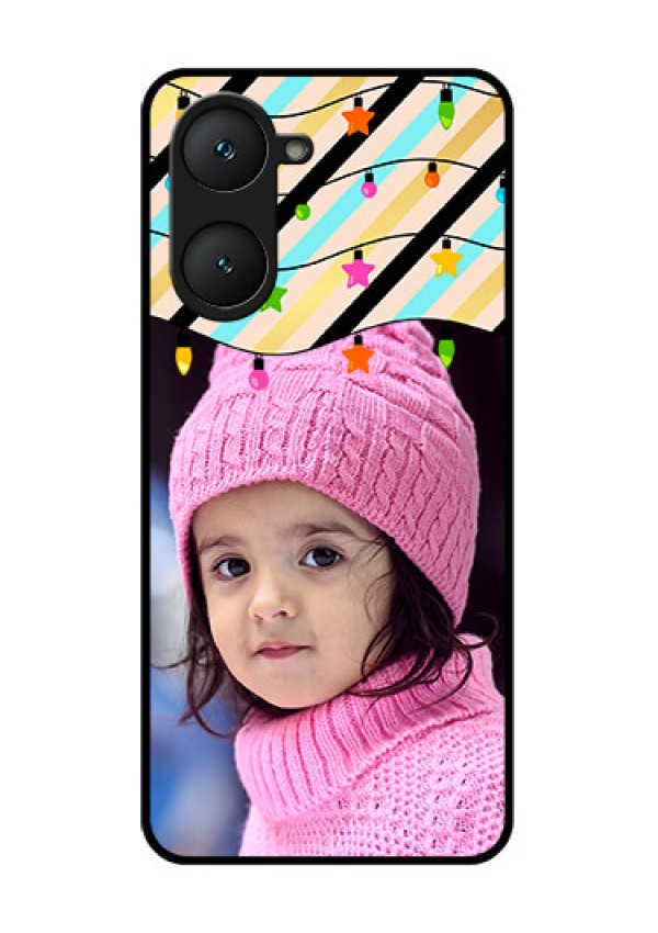 Vivo T3 Lite 5G Custom Glass Phone Case - Lights Hanging Design