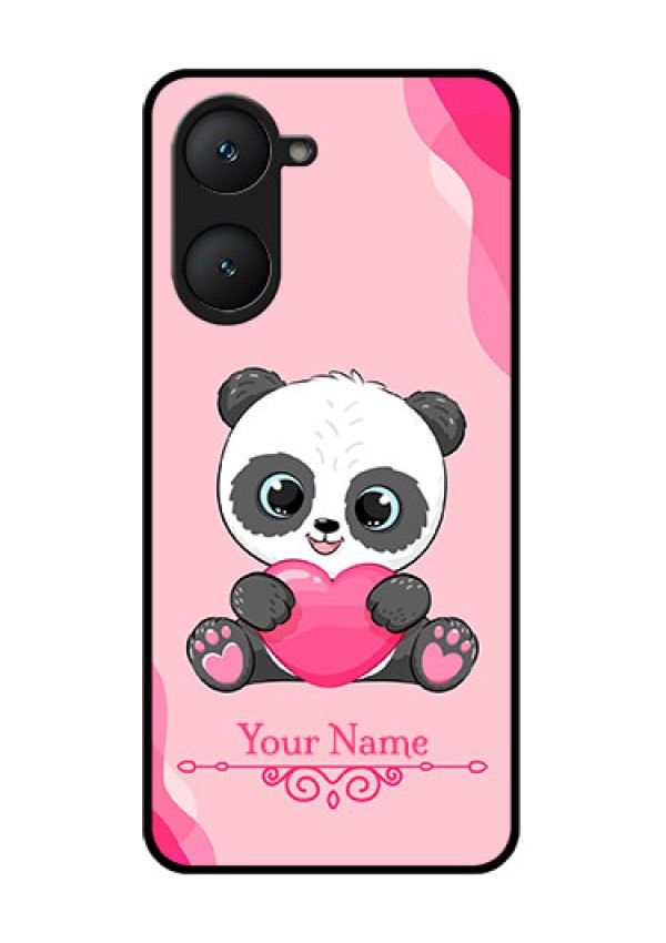 Vivo T3 Lite 5G Custom Glass Phone Case - Cute Panda Design