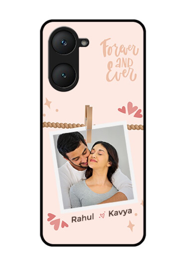 Vivo T3 Lite 5G Custom Glass Phone Case - Forever And Ever Love Design