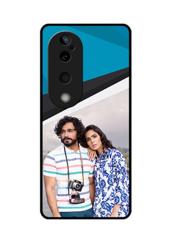 Vivo T3 Ultra Custom Glass Phone CaseSimple Pattern Photo Upload Design