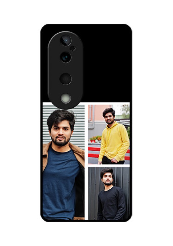 Vivo T3 Ultra Custom Glass Phone CaseUpload Multiple Picture Design