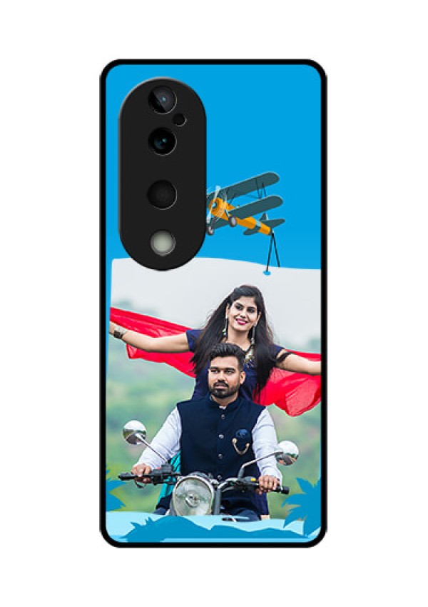 Vivo T3 Ultra Custom Glass Phone CaseTraveller Design