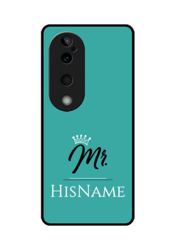 Vivo T3 Ultra Custom Glass Phone CaseMr With Name Design
