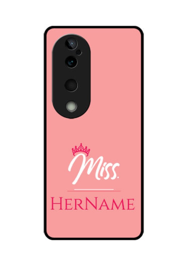 Vivo T3 Ultra Custom Glass Phone CaseMrs With Name Design