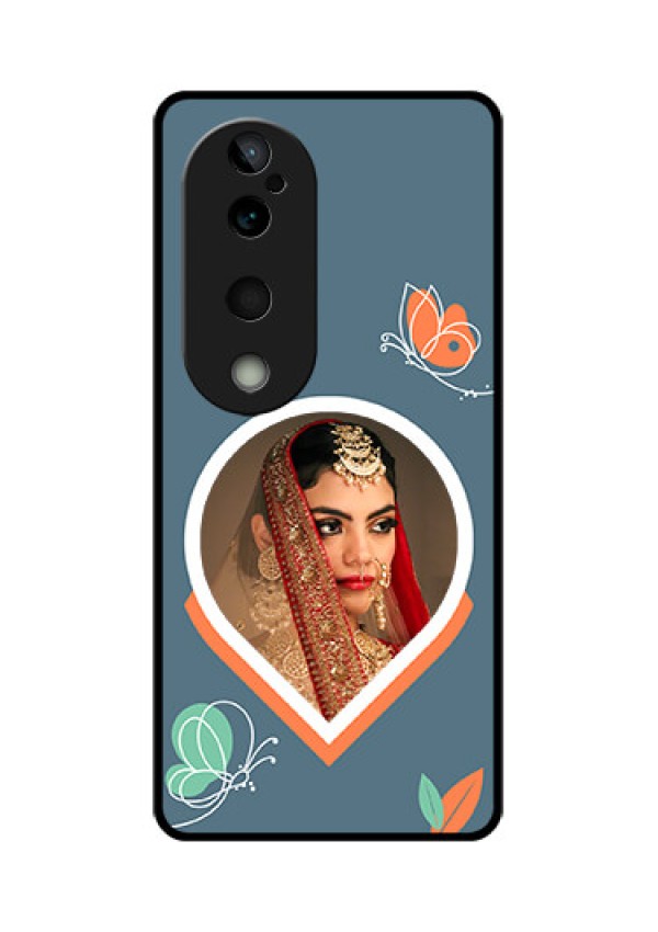 Vivo T3 Ultra Custom Glass Phone CaseDroplet Butterflies Design