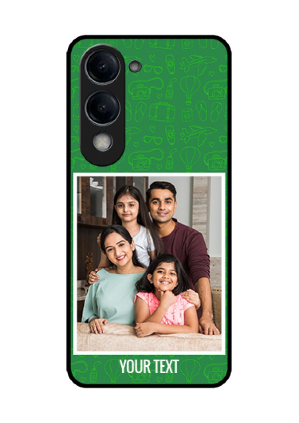 Vivo T4 Lite Custom Glass Phone Case - Picture Upload Design