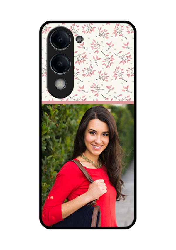 Vivo T4 Lite Custom Glass Phone Case - Stunning Floral Design