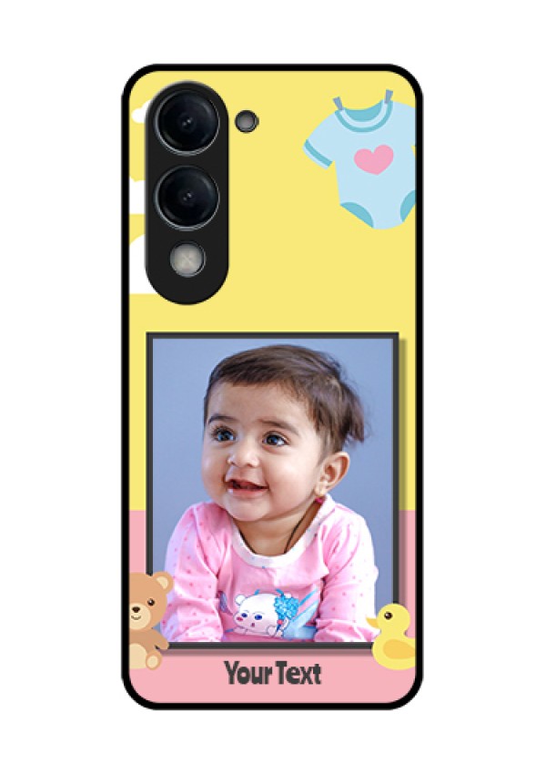 Vivo T4 Lite Custom Glass Phone Case - Kids 2 Color Design