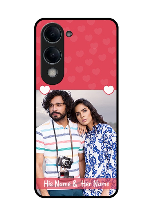 Vivo T4 Lite Custom Glass Phone Case - Simple Love Design