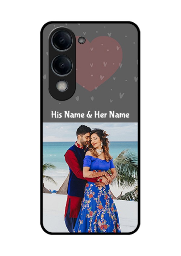 Vivo T4 Lite Custom Glass Phone Case - Buy Love Design With Photo Online