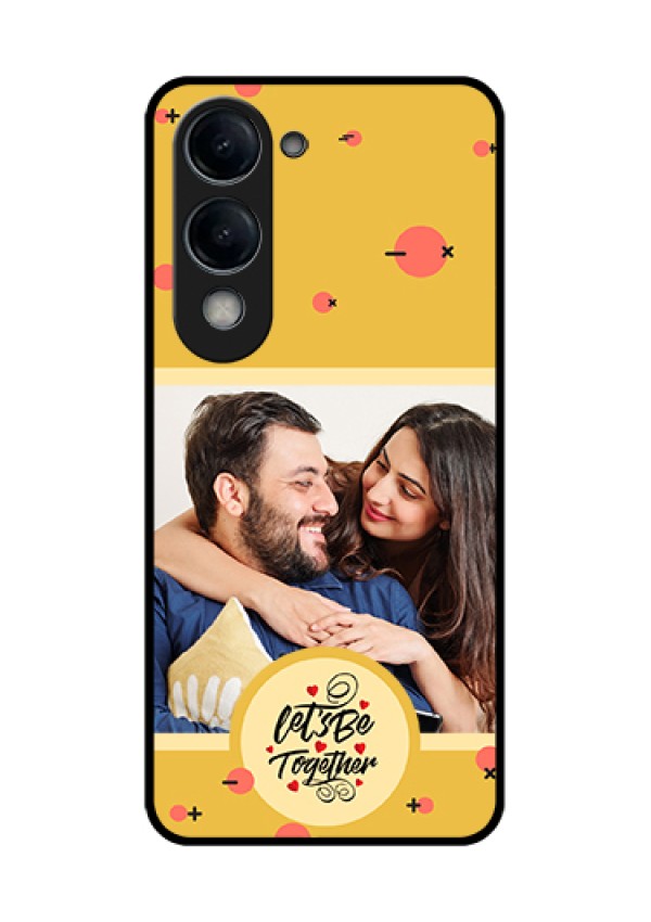 Vivo T4 Lite Custom Glass Phone Case - Lets Be Together Design