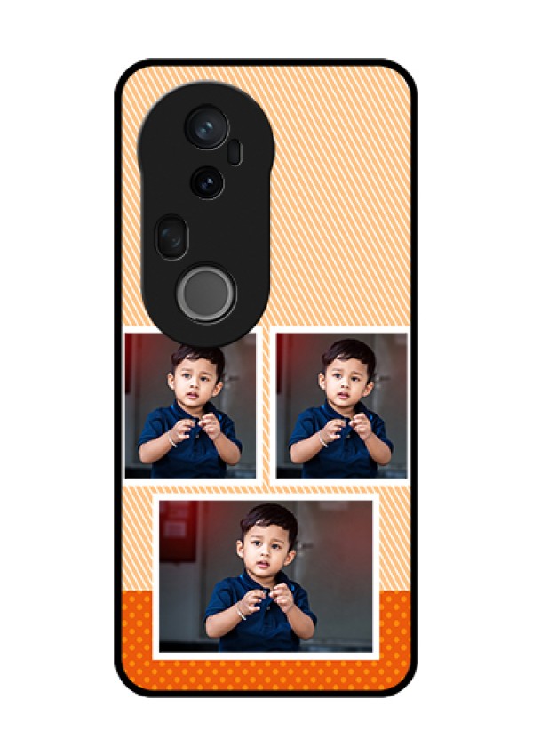 Vivo T4 Ultra 5G Custom Glass Phone Case - Bulk Photos Upload Design