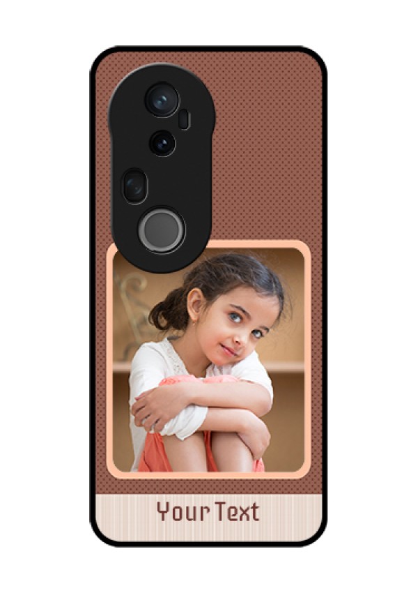 Vivo T4 Ultra 5G Custom Glass Phone Case - Simple Pic Upload Design
