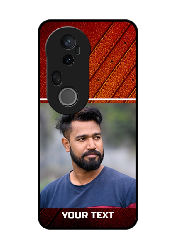 Vivo T4 Ultra 5G Custom Glass Phone Case - Leather Phone Case Design