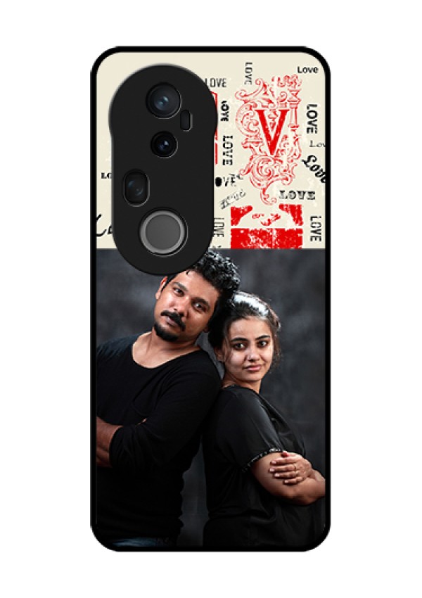 Vivo T4 Ultra 5G Custom Glass Phone Case - Trendy Love Design Case