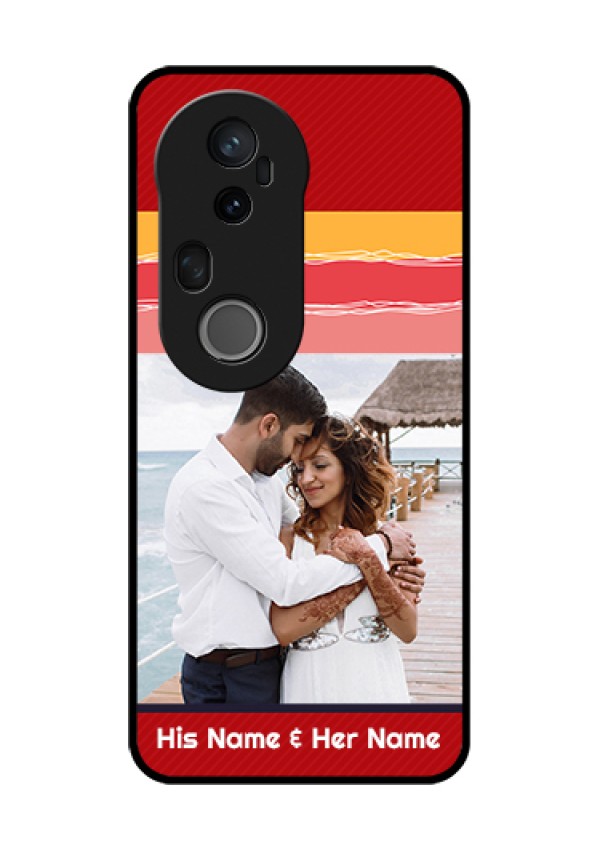 Vivo T4 Ultra 5G Custom Glass Phone Case - Colorful Case Design