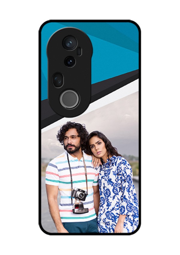 Vivo T4 Ultra 5G Custom Glass Phone Case - Simple Pattern Photo Upload Design