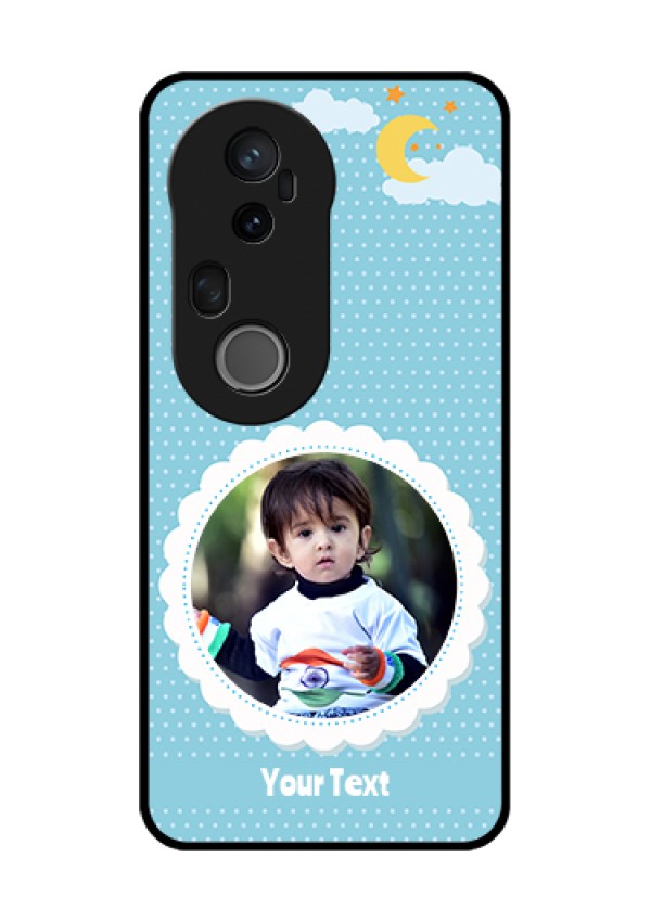 Vivo T4 Ultra 5G Custom Glass Phone Case - Violet Pattern Design