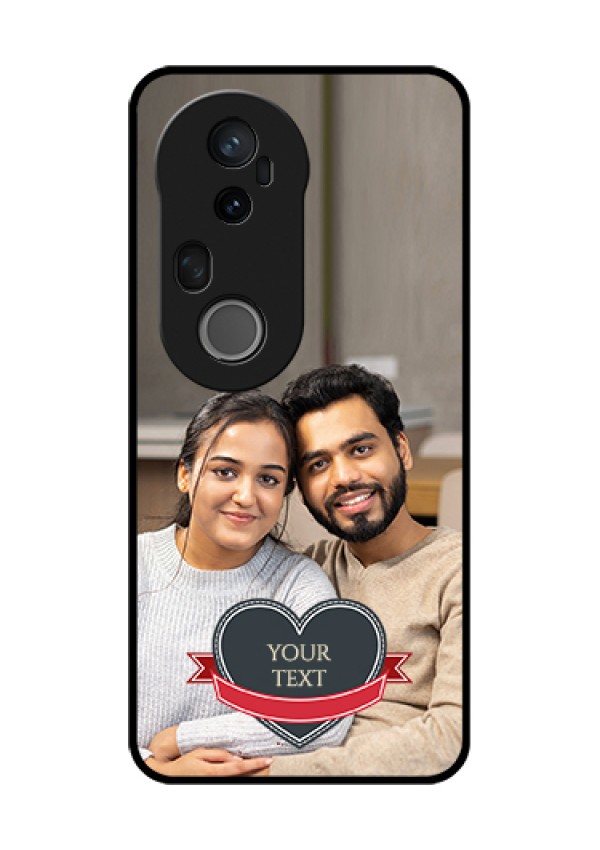 Vivo T4 Ultra 5G Custom Glass Phone Case - Just Married Couple Design