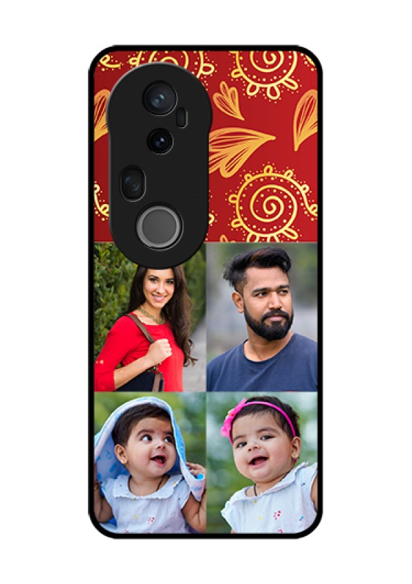 Vivo T4 Ultra 5G Custom Glass Phone Case - 4 Image Traditional Design