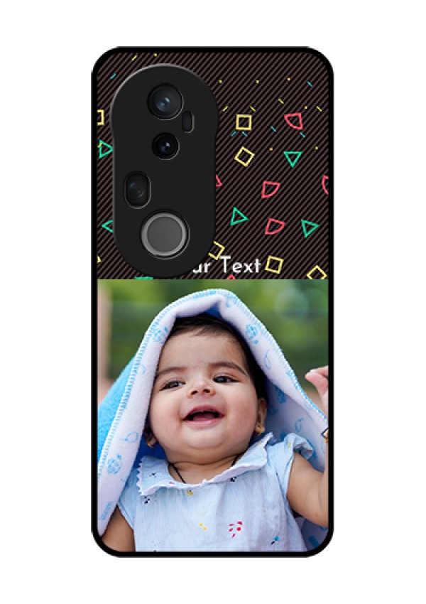 Vivo T4 Ultra 5G Custom Glass Phone Case - With Confetti Birthday Design