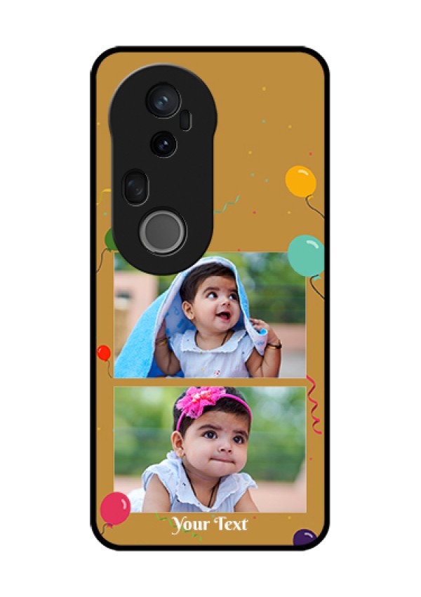 Vivo T4 Ultra 5G Custom Glass Phone Case - Image Holder With Birthday Celebrations Design
