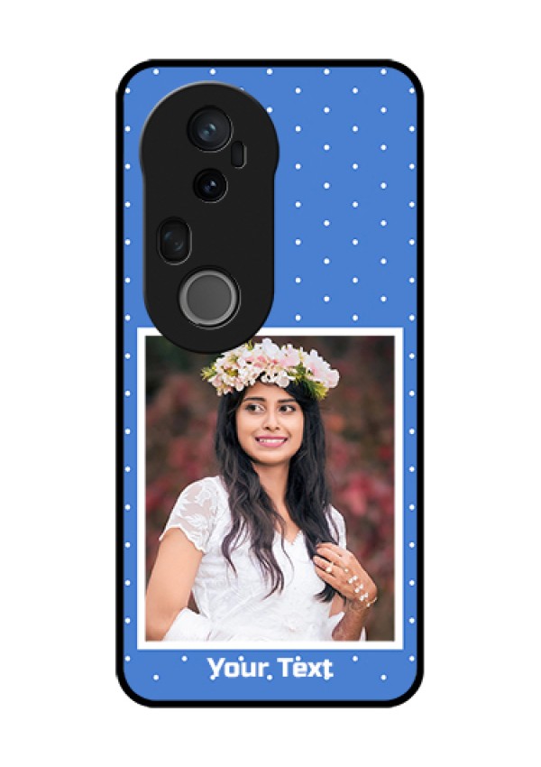 Vivo T4 Ultra 5G Custom Glass Phone Case - Polka Dots Design