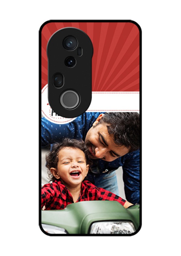 Vivo T4 Ultra 5G Custom Glass Phone Case - My Dad Hero Design