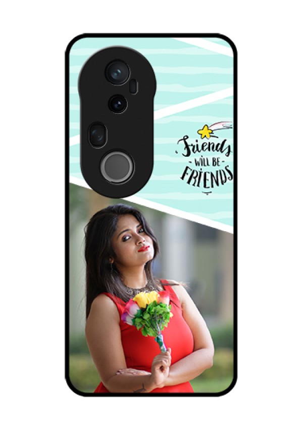 Vivo T4 Ultra 5G Custom Glass Phone Case - Friends Picture Icon Design