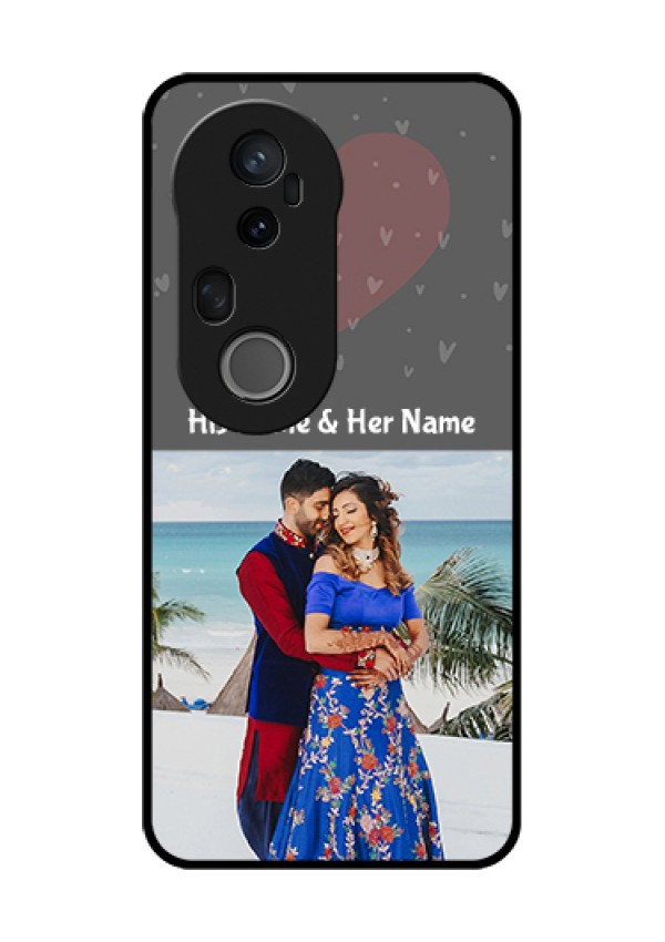 Vivo T4 Ultra 5G Custom Glass Phone Case - Buy Love Design With Photo Online
