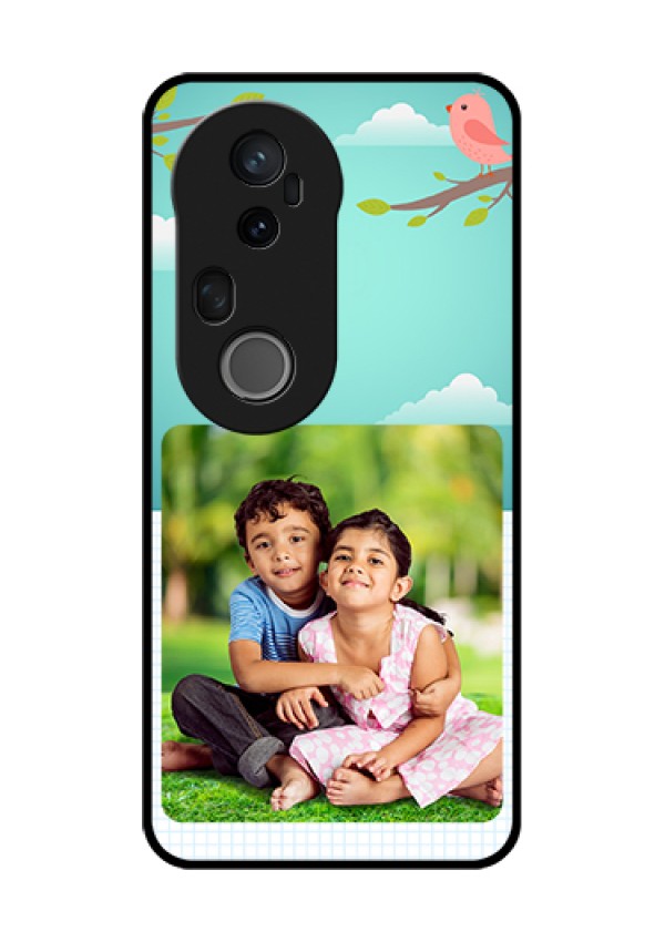 Vivo T4 Ultra 5G Custom Glass Phone Case - Doodle Love Design