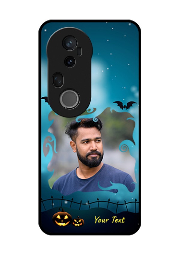 Vivo T4 Ultra 5G Custom Glass Phone Case - Halloween Frame Design