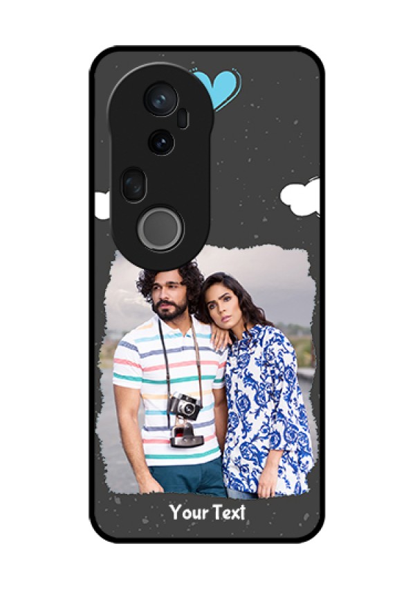 Vivo T4 Ultra 5G Custom Glass Phone Case - Splashes With Love Doodles Design
