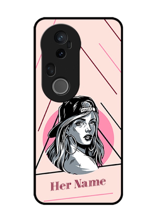 Vivo T4 Ultra 5G Custom Glass Phone Case - Rockstar Girl Design