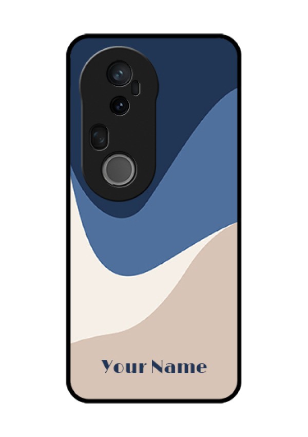Vivo T4 Ultra 5G Custom Glass Phone Case - Abstract Drip Art Design