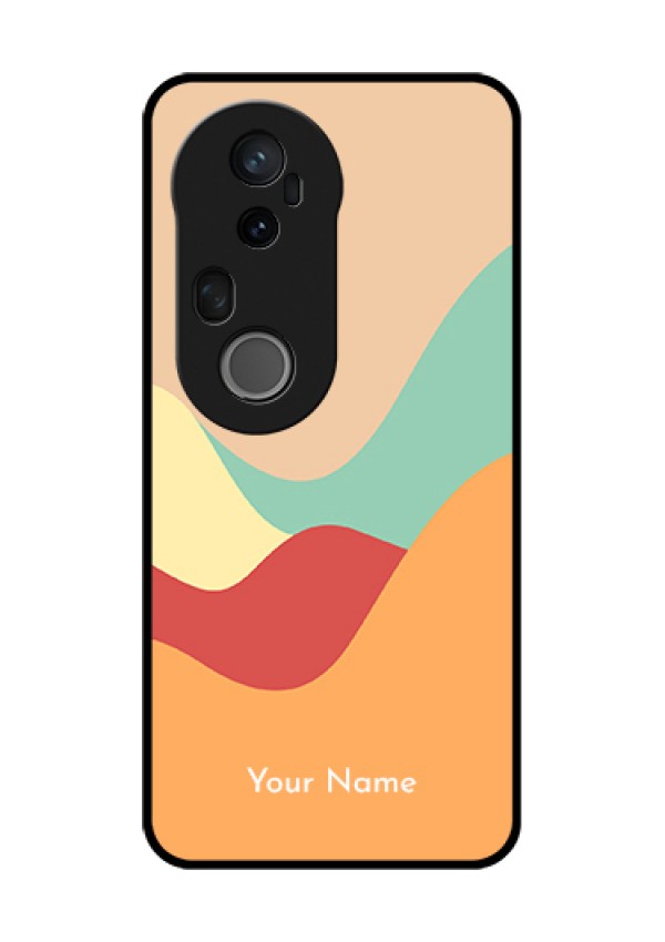 Vivo T4 Ultra 5G Custom Glass Phone Case - Ocean Waves Multi - Colour Design