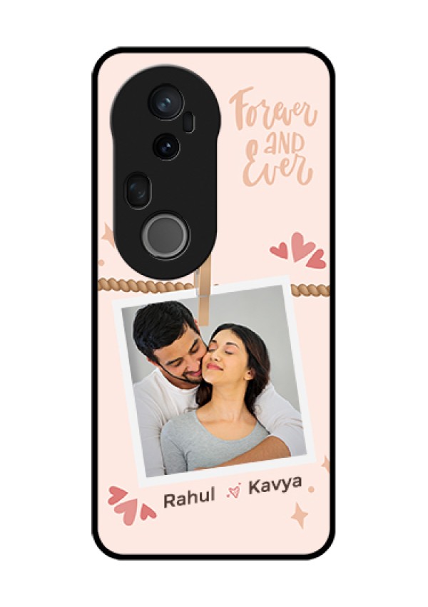 Vivo T4 Ultra 5G Custom Glass Phone Case - Forever And Ever Love Design