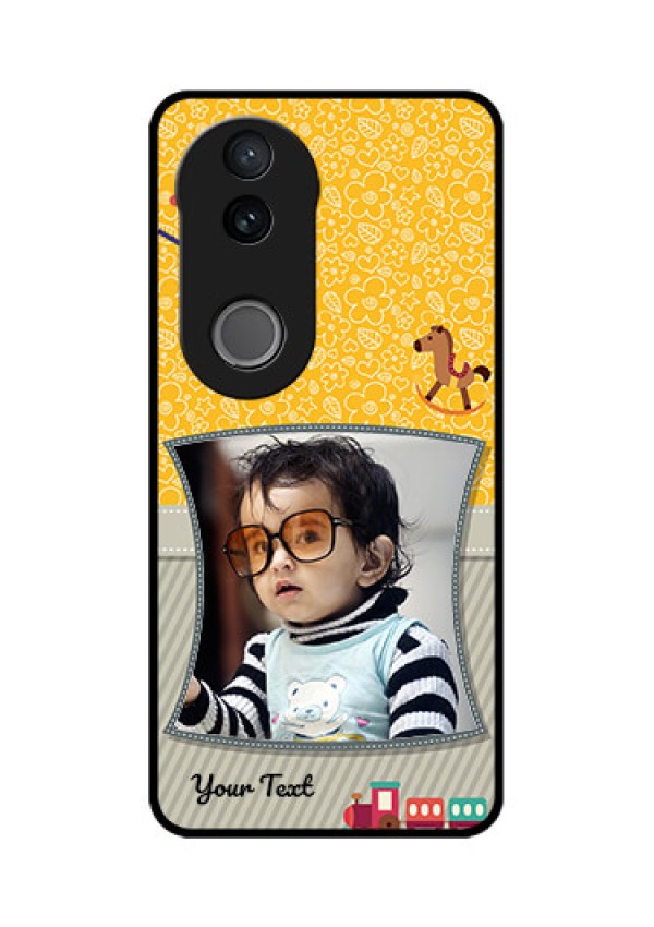 Vivo T4R 5G Custom Glass Phone Case - Baby Picture Upload Design