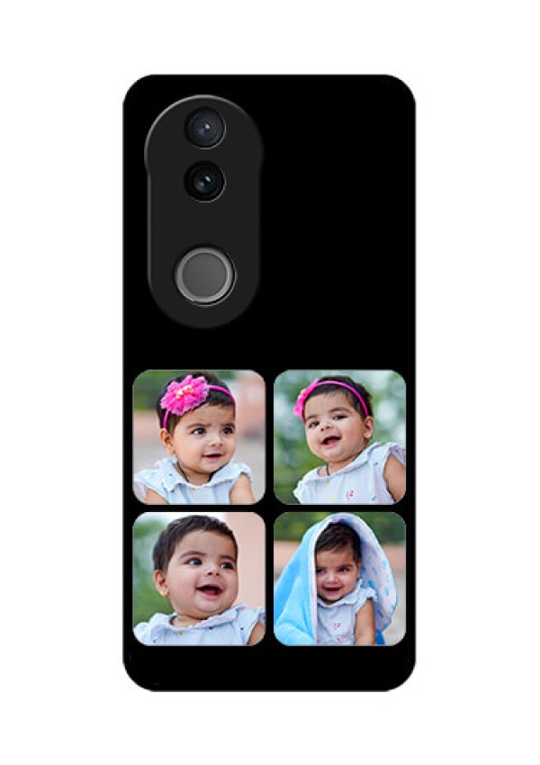 Vivo T4R 5G Custom Glass Phone Case - Multiple Pictures Design