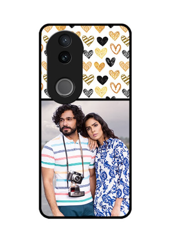 Vivo T4R 5G Custom Glass Phone Case - Love Symbol Design