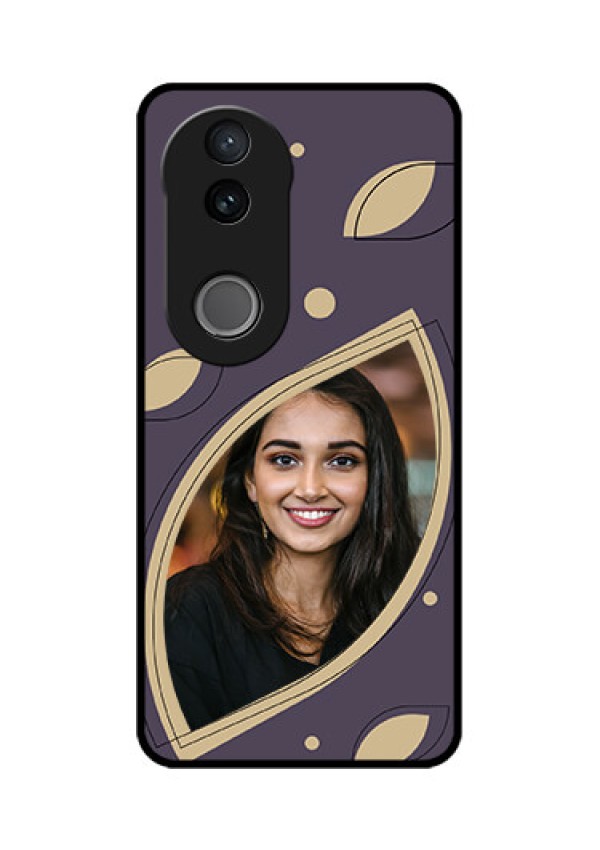 Vivo T4R 5G Custom Glass Phone Case - Falling Leaf Design