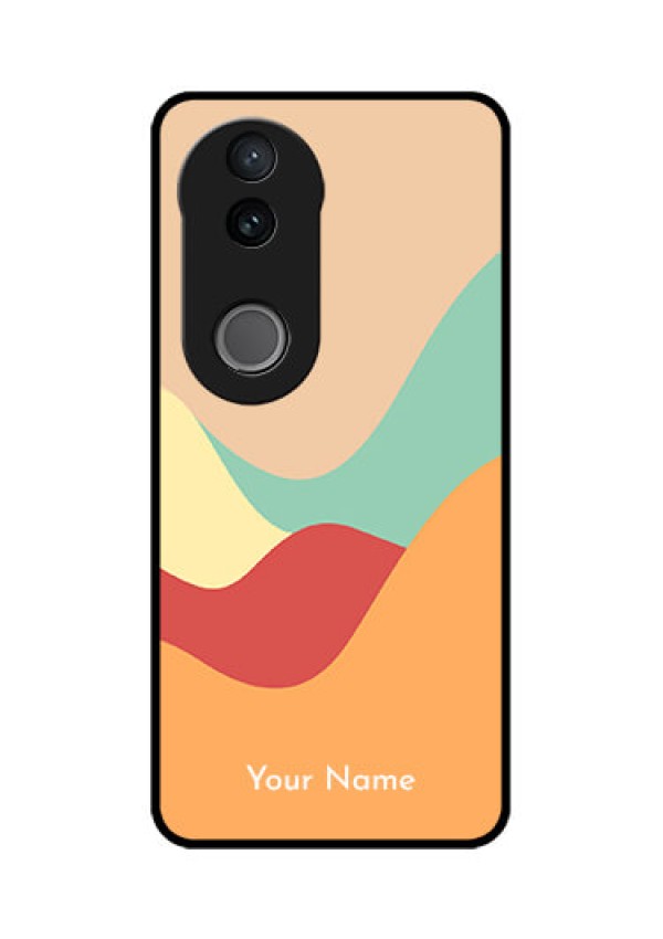 Vivo T4R 5G Custom Glass Phone Case - Ocean Waves Multi - Colour Design