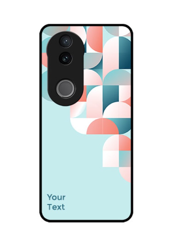 Vivo T4R 5G Custom Glass Phone Case - Stylish Semi - Circle Pattern Design