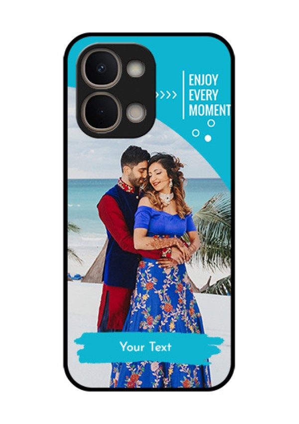 Vivo T5X 5G Custom Glass Phone Case - Happy Moment Design