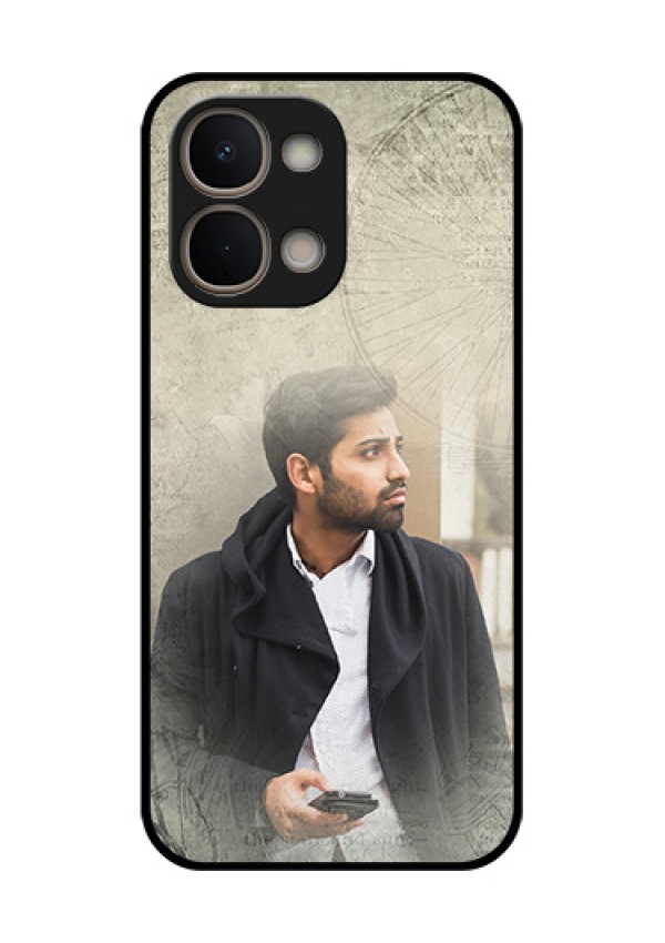 Vivo T5X 5G Custom Glass Phone Case - With Vintage Design