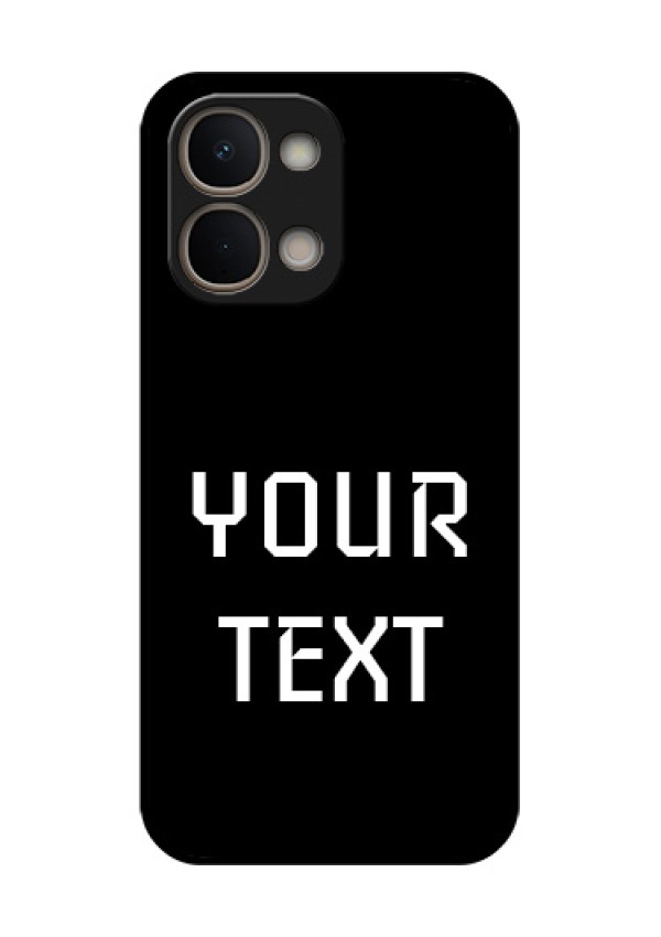 Vivo T5X 5G Custom Glass Phone Case - Your Name Design