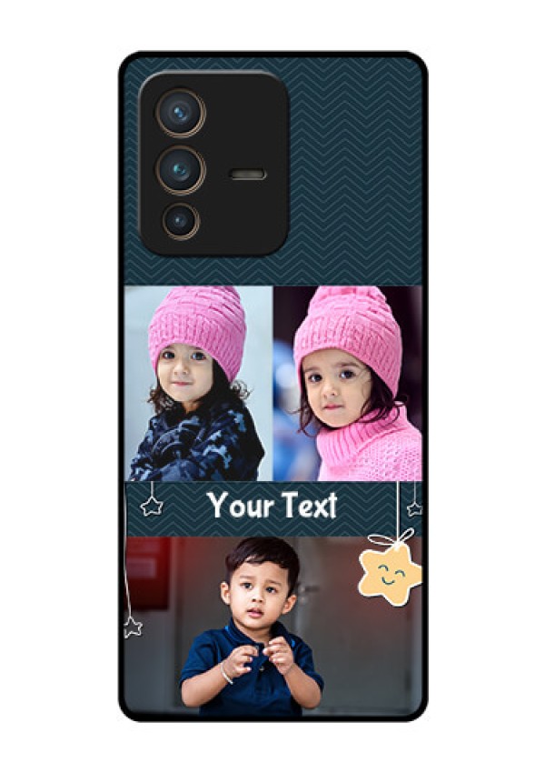 Vivo V23 Pro 5G Custom Glass Mobile Case - Hanging Stars Design