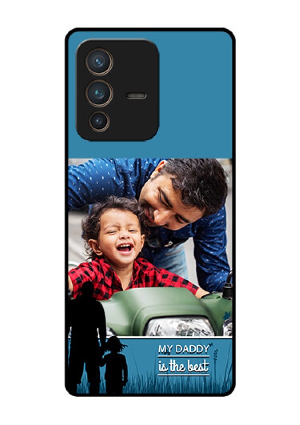 Vivo V23 Pro 5G Custom Glass Mobile Case - Best dad design