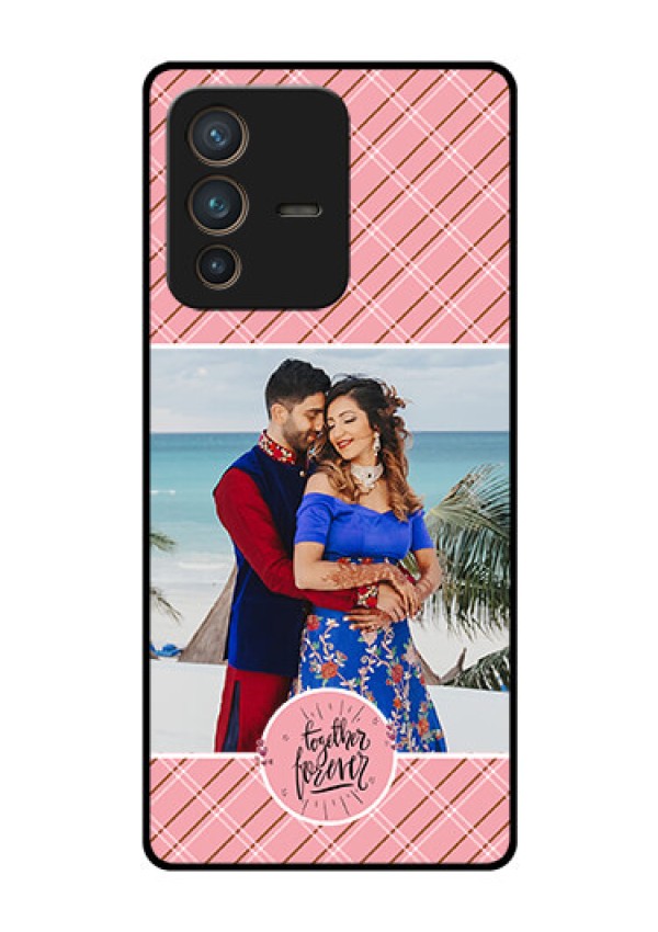 Vivo V23 Pro 5G Personalized Glass Phone Case - Together Forever Design