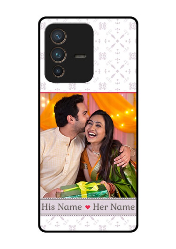 Vivo V23 Pro 5G Custom Glass Mobile Case - with Photo and Ethnic Design